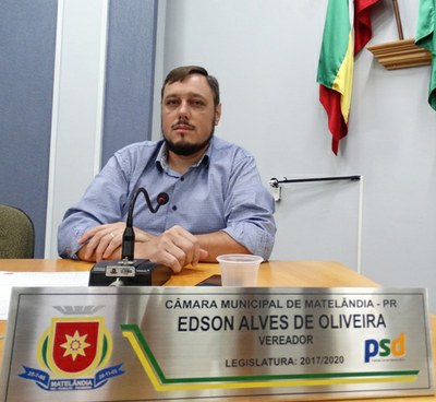 Após saída do executivo Edson Alves retorna ao Legislativo.