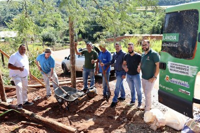 Eco Ponto está sendo construido na Comunidade do Barreirão.