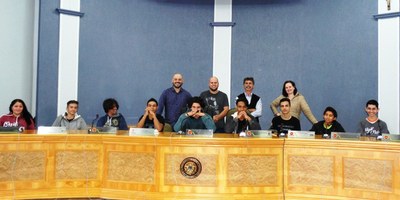 Integração Jovem de Matelândia visita Câmara de Vereadores.