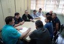 Prefeito Texerinha esteve reunido com os vereadores.