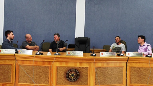 Presidente da Câmara de Medianeira visita Câmara de Matelândia.