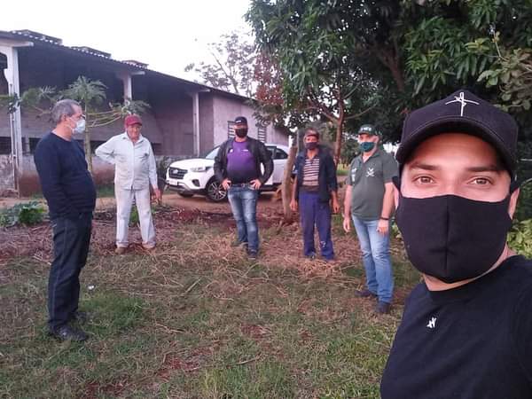 Vereador Cleiton acompanha trabalhos em comunidades do interior.