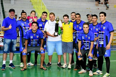 Vereador Gabriel Cadini acompanha finais do municipal de Futsal 2019.