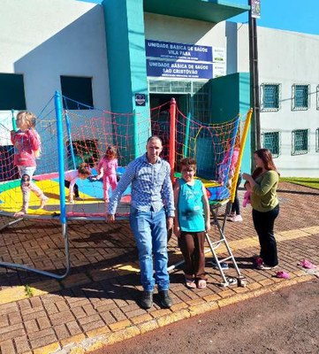 Vereador Uni acompanhou mais um Dia "D" Vacinação.