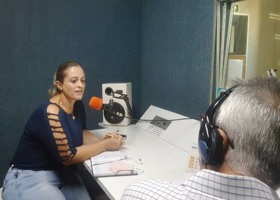 Vereadora Jussara foi a entrevistada da Rádio Matelândia.
