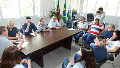 Vereadores tem reunião com o Executivo.