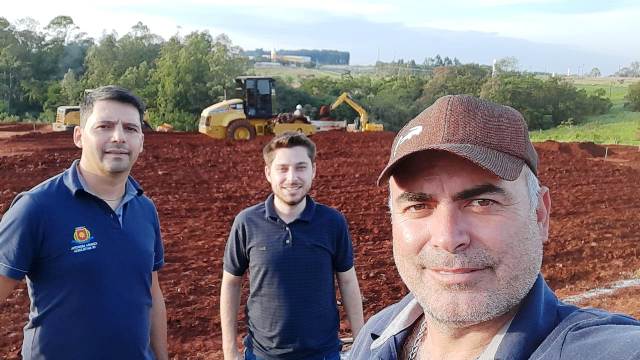 Vereadores visitam obras em Agro-Cafeeira.