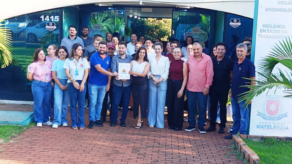 Assinada da Ordem de Serviço para reforma do prédio da Vigilância Sanitária de Matelândia.