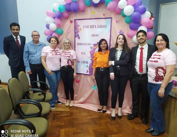 Câmara Municipal sediou o 1º Seminário Dos Direitos Da Mulher.