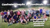 Confraternização entre Câmara de Vereadores de Matelândia e Ramilândia é marcada por jogo amistoso de futebol.