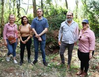 Matelândia recebe visita da Cônsul-Geral da República da Polônia Marta Olkowska em prol do projeto de restauração do túmulo do polonês Tadeusz Chrostowski.