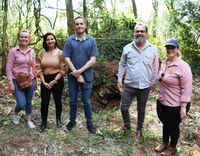 Matelândia recebe visita da Cônsul-Geral da República da Polônia Marta Olkowska em prol do projeto de restauração do túmulo do polonês Tadeusz Chrostowski.