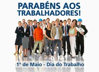 Mensagem da Câmara de Vereadores a todos os trabalhadores.