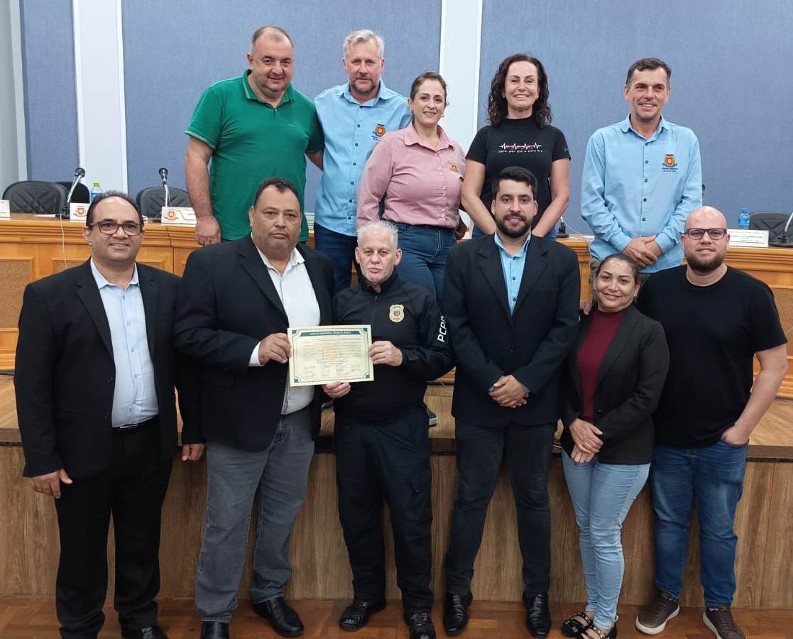 MOÇÃO Nº 06/2025 – De Aplauso ao Agente da Polícia Civil de Matelândia Sr. Antônio Cézar Alves.