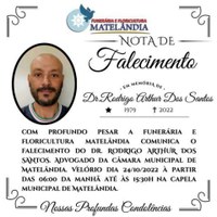 NOTA DE FALECIMENTO.