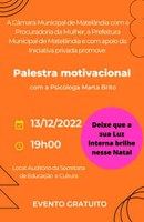 Procuradoria da Mulher promove palestra Motivacional.