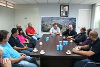 Recém-eleito a Câmara Federal Schiavinato visitou prefeito, vereadores e lideranças do PP de Matelândia.