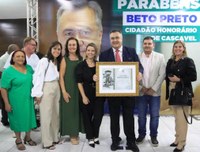 Secretário de Saúde do Paraná, Beto Preto, recebe título de cidadão honorário de Cascavel.