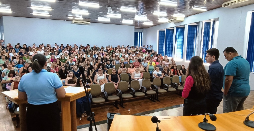 Semana Pedagógica aconteceu na Câmara Municipal.