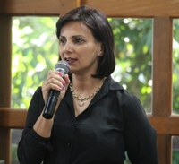 Vereadora Marenilce Mezzomo participa de atividade alusiva em comemoraçao ao Dia da Água.