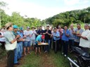 Vereadores acompanha assinatura de ordem de serviço para início dos trabalhos de recape asfáltico da Estrada do Barreirão.