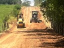 Vereadores e prefeito visitam obras em execução no Município.