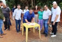 Vereadores estiveram na assinatura de Ordem de Serviço para asfaltamento da estrada Matelândia. 