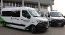 Vereadores participam da entrega uma Ambulância e uma Van para a Saúde.