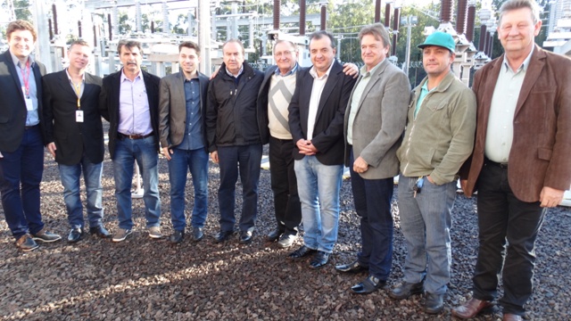 Vereadores prestigiam inauguração de subestação da Lar Cooperativa em Matelândia.