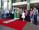 Vereadores prestigiam missa com boas-vindas ao Bispo D. Sérgio de Deus Borges.
