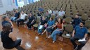 Vereadores se reuniram com Secretária Andréa e funcionários da Secretaria de Desenvolvimento Social e Habitação.